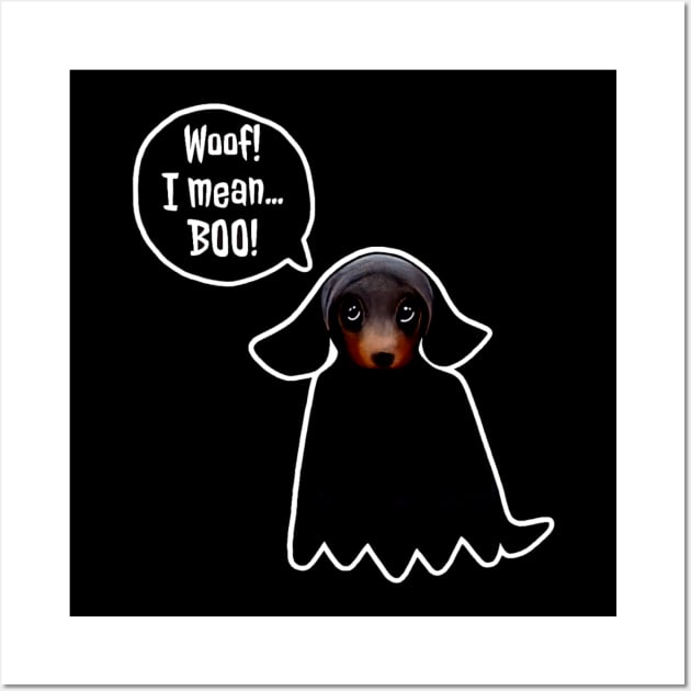 Funny Dachshund Wiener Dog Halloween Wall Art by Edongski303 Teepublic Merch